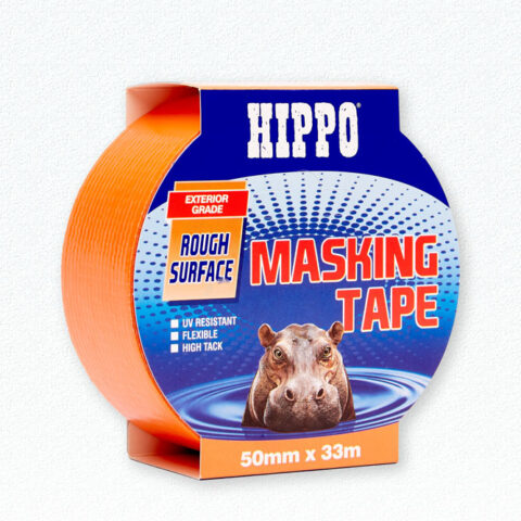 H18461 Hippo Rough-Surface Masking Tape Pack-A