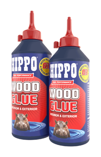 H18704 and H18705 Hippo Wood Glue 1.0 Litre and 500ml