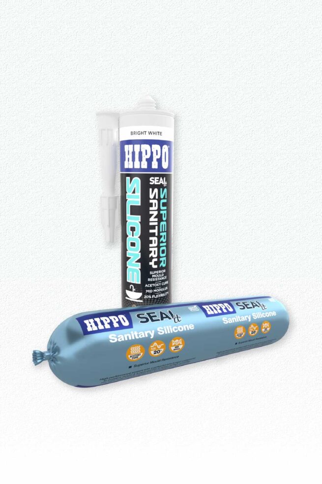 Packs of Hippo SEALit Sanitary Silicone in white
