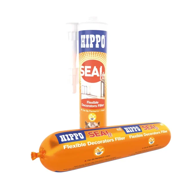 Cartridge and foil packs of Hippo flexible decorators filler