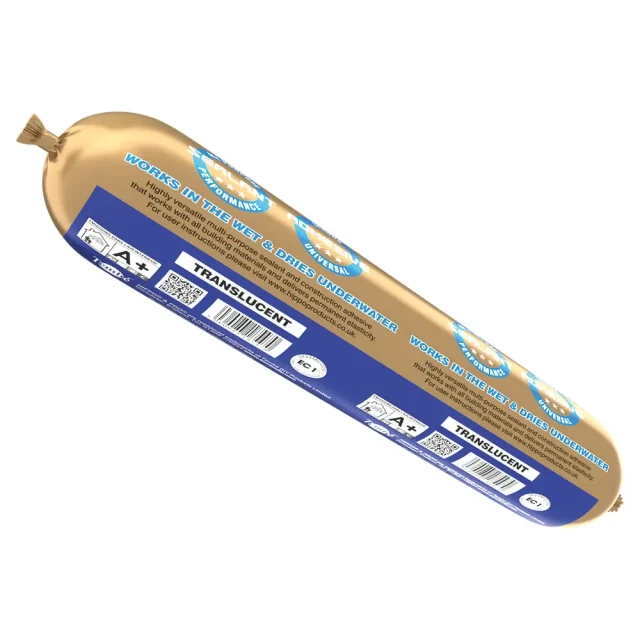 Foil sausage of Hippo PRO2 sealant and adhesive in translucent