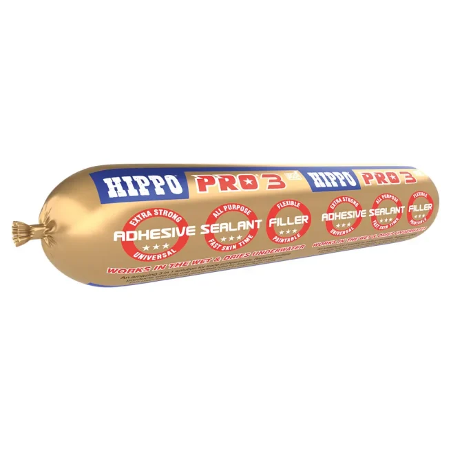 Foil sausage of Hippo PRO3 adhesive, sealant and filler