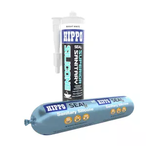 Cartridge and foil packs of Hippo sanitary silicone sealant