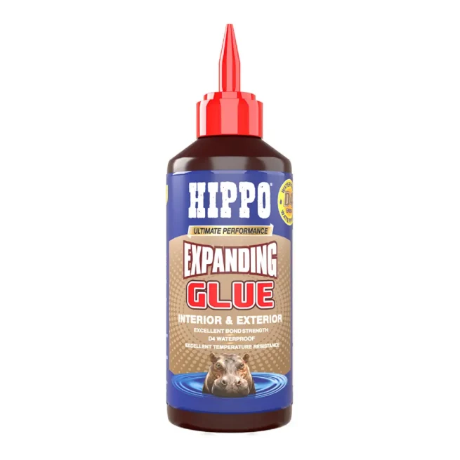 Bottle of Hippo expanding glue