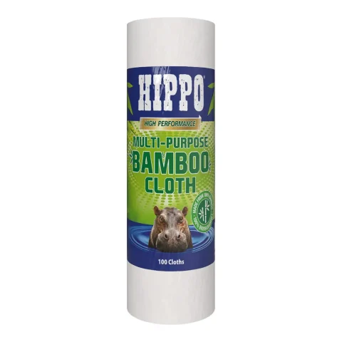 Pack of 100 Hippo multi purpose bamboo cloths
