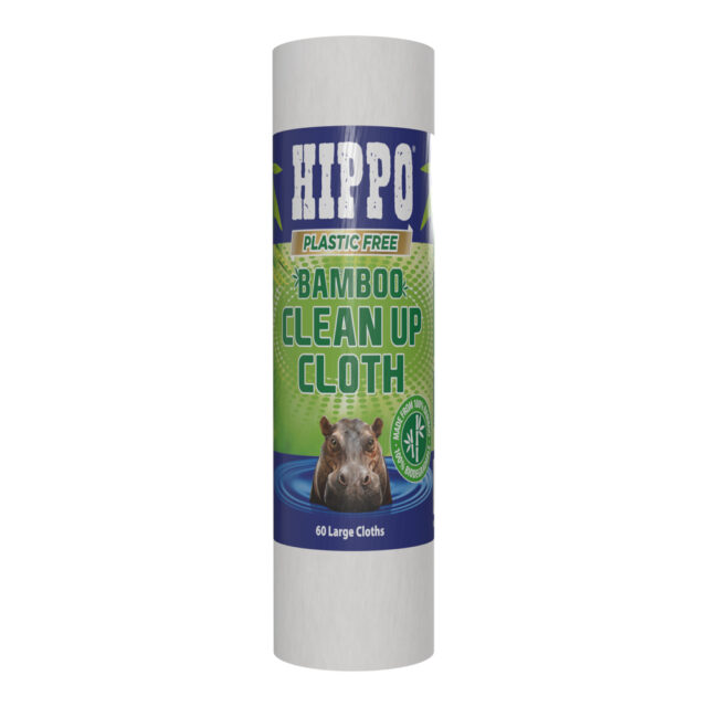 Pack of 60 Hippo bamboo clean up cloths